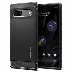 Spigen Sgp Spigen Rugged Armor Coque Compatible avec Google Pixel 7a - Noir Mat