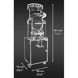 Presse Agrume Automatique sur meuble distributeur Fasttop - Zumoval