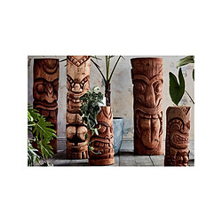 Avis Jardinex Statue Tiki Haka 5... 50 cm - Brun