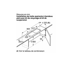 Module de recyclage pour hotte - DWZ1IX1C6 - BOSCH