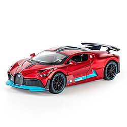 Universal 1/32 alliage Bugatti Divo supercar modèle jouet moulé sous pression garçon cadeau d'anniversaire voiture jouet enfant | Voiture jouet moulé sous pression (rouge)