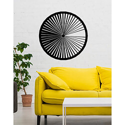 EPIKASA Décoration Murale en Métal Cercle 9 pas cher