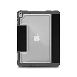 stm goods Étui Folio pour iPad 10,2" Dux Plus Duo Renforcé avec Emplacement Apple Pencil Noir transparent