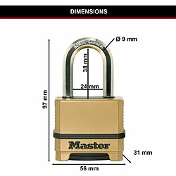 Serrure à combinaison Master Lock pas cher