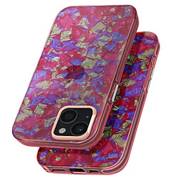 Avizar Coque pour iPhone 15 Antichoc Souple Tutti Frutti Rose