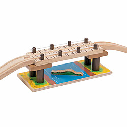 Bigjigs Rail Pont de corde Safari