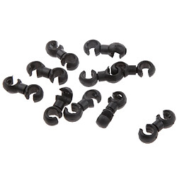 Acheter 10pcs Bicyclette Boucle Tuyau C-clips Engrenage de Frein Guide de Logement de Câble + 10pcs Noir Guides de Cadre de Câble de Frein