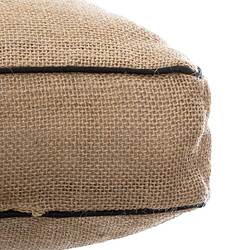 Atmosphera, Createur D'Interieur Coussin de sol carré en jute Loft - 40 x 40 - Beige