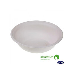 Sdg Usa Assiette Creuse Pulpe de Cellulose 21 cm - Lot de 250 - SDG - Pulpe de cellulose