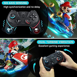 Acheter NC Manette sans Fil pour Switch - Nintendo - Double Vibration, Turbo, Gyroscope - Noir