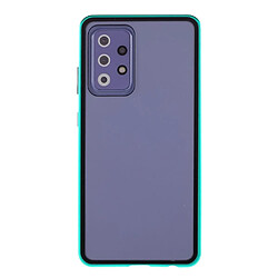 Coque en métal Couverture du cadre d'adsorption magnétique vert pour votre Samsung Galaxy A52 4G/5G