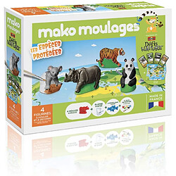 Mako Creations Les especes protegees coffret 6 moules