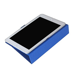 Acheter Wewoo Smart Cover bleu pour iPad Air / Air 2 / Pro 9.7 / Nouvel 9.7 2017 Tissu Texture Horizontal Housse en cuir avec support et Sleep / Fonction de réveil