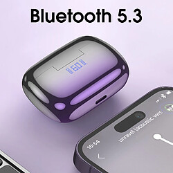 Avis Hoco Hoko Écouteurs Bluetooth Réduction de Bruit Autonomie 7h Effet Chromé Violet