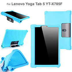 Universal Étui en silicone souple pour la patte de lenovo Yoga 5 YT-X705F Couverture de protection corporelle complète pour Yoga Smart Tab YT-X705