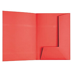 Sous-dossier kraft dossier suspendu 2 rabats Esselte 23 x 31 cm - rouge - Carton de 100