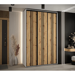 Abiks Meble Armoire DAVOS 6 À Portes Coulissantes 235,2/150/45 3 Portes