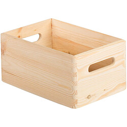 Astigarraga Caisse en bois de rangement 30 x 20 x 14 cm.