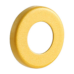 Wewoo Couvercle de bague de protection d'objectif d'appareil photo arrière avec broche d'éjection pour iPhone XR jaune