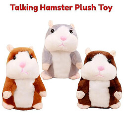 Universal 15 cm enfants parlant hamster souris animal en peluche jouet mignon parlant parler de son disque sonore hamster éducatif t