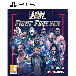 THQNORDIC AEW Fight Forever - PS5 Jeu de catch arcade - Multijoueur coopératif en ligne - Modes variés et personnalisation