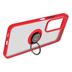 Avizar Coque pour Honor 200 Lite Bague Métallique Support Vidéo Rouge