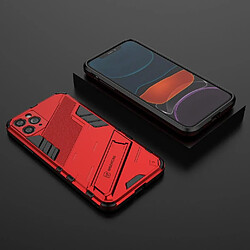 Coque pour iPhone 11 Pro Max Protection Antichoc avec Support TPU Résistant et Pratique - Rouge