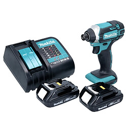 Makita DTD 152 SY Clé à choc sans fil 18 V 165 Nm + 2x batterie 1,3 Ah + chargeur