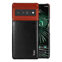 Coque en TPU + PU IMAK bicolore, anti-rayures, marron noir pour votre Google Pixel 6 Pro