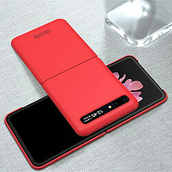 Coque en TPU liquide de pli créatif rigide rouge pour votre Samsung Galaxy Z Flip/Z Flip 5G