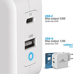 Avis Advance Chargeur Secteur universel USB et USB-C POWERFLEX TURBO 65W - Pour téléphone, tablette, switch ou montre connectée