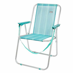 Chaise Pliante Color Baby Mediterran Turquoise Aluminium Blanc