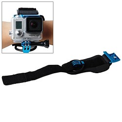 Wewoo Fixation poignet GoPro bleu pour Hero 4 / 3+, longueur de ceinture: 31cm, HR177 Ceinture de clips de montage de de