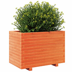 Avis vidaXL Jardinière cire marron 70x40x49,5 cm bois de pin massif