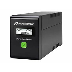 PowerWalker VI 600 SW 600VA 3sortie(s) CA Compact Noir alimentation d'énergie non interruptible - Alimentations d'énergie non interruptibles (600 VA, 360 W, 220 V, 240 V, 220 V, 240 V)