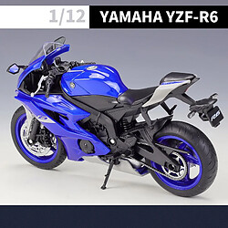 Avis Universal 1/12 Alliage Yamaha YZF-R6 Moto Moulée Sous Pression Modèle Voiture Jouet Collection Moto Amortisseur Sortie Circulation Automatique Voiture Jouet