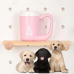 Acheter Tasse De Nettoyage De Pattes De Chien Doux Doux Pour Animaux De Compagnie 360 degrés Nettoyant Silicone Rose