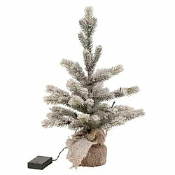 Paris Prix Sapin de Noël Déco Led Enneigé 50cm Vert