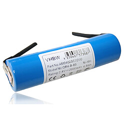 vhbw Batterie 2000mAh (2.4V) pour râpe à fromage Kenwood Grati Ariete, FG100, FG-100, Grati FG150, FG-150, Grati FG200, FG-200 remplace SY9541.