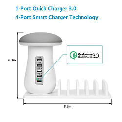 Avis Chargeur - Station de chargement par USB ou sans fil - Blanc