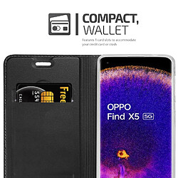 Cadorabo Coque Oppo FIND X5 Etui en Noir pas cher