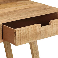 Maison Chic Bureau,Table de travail pour chambre 100x45x90 cm Bois de manguier brut solide -GKD80119 pas cher