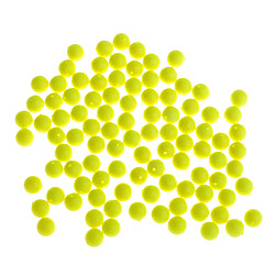 Acheter 100pcs pêche flottant flotteurs drift ball eva mousse indicateur 8.3mm jaune