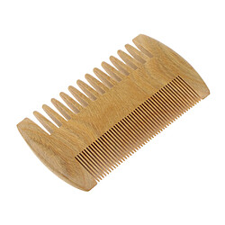 Peigne Double Ultra Fin et Large Anti poux en Bois de Santal Naturel pas cher