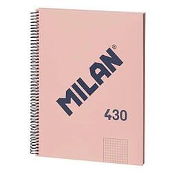 Carnet Milan 430 Rose A4 80 Volets (3 Unités)