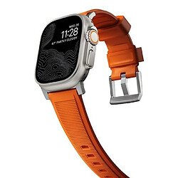 Nomad Bracelet pour Apple Watch 6-9/SE/ Ultra/Ultra 2 Argent