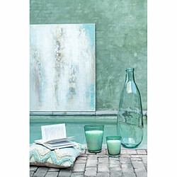 Paris Prix Vase Design en Verre Bouteille 75cm Bleu Azur