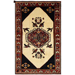 Vidal Tapis de laine 208x130 beige Ghashghai