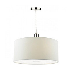 Luminaire Center Suspension Ronda blanc 1 ampoule 18cm