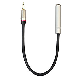 Avis Wewoo Adaptateur Câble audio TC128MF mâle de Jack 3.5mm vers femelle de 6,5 mmlongueur 30 cm